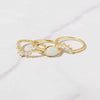 Dainty Opal Stacking Ring