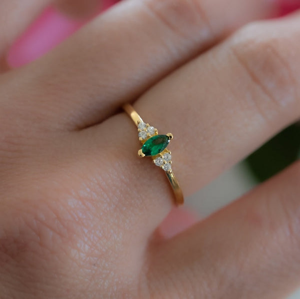 Emerald Ring May Birthstone